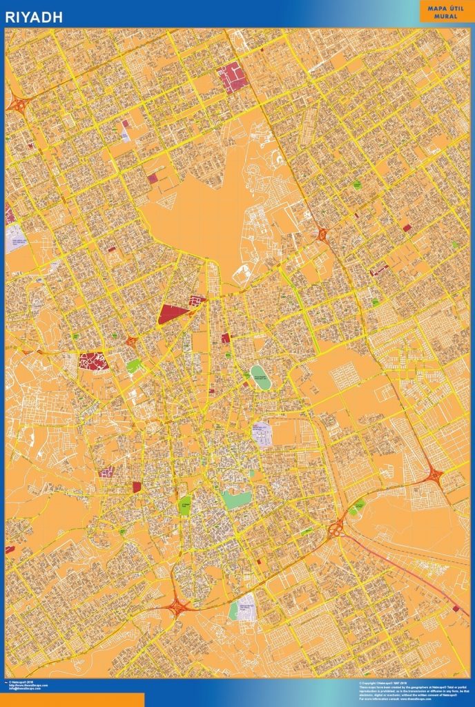 riyadh-wall-map-in-saudi-arabia-wall-maps-of-countries-of-the-world